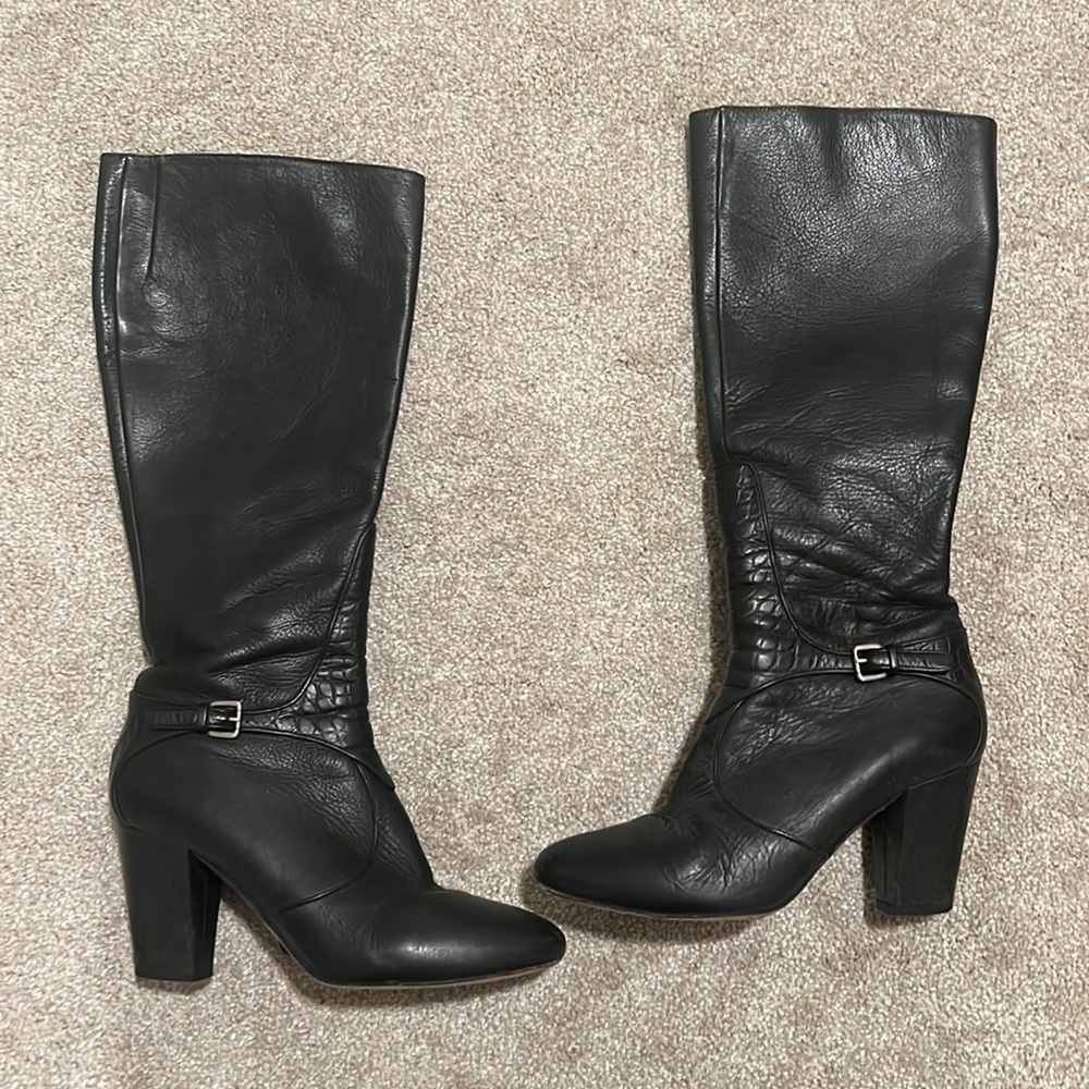 Leather Escada boots